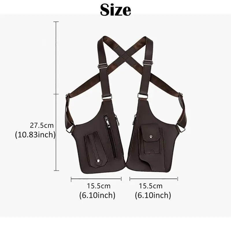 Premium Leather Adjustable Underarm Shoulder Bag