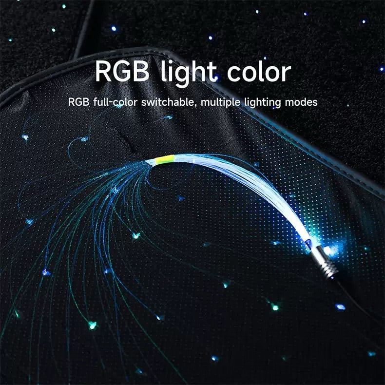 Starlight Fiber optic car Floor Mats