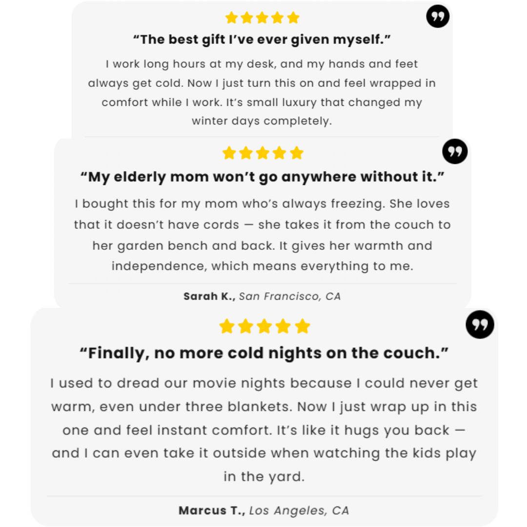 Wireless Heated Blanket