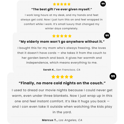 Wireless Heated Blanket