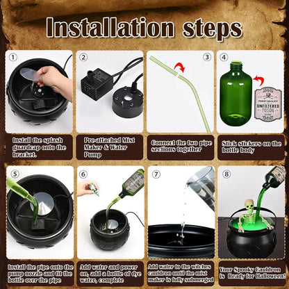 Halloween Magical Potion Cauldron