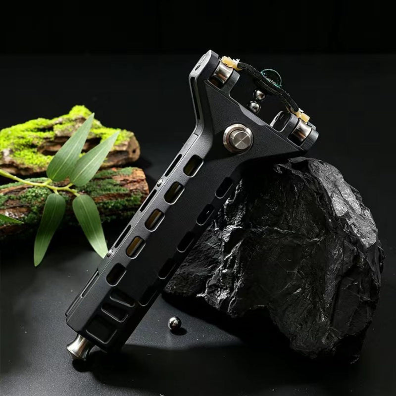 Aluminum Alloy Slingshot with Magazine