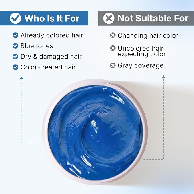 Blue Color Hair Mask