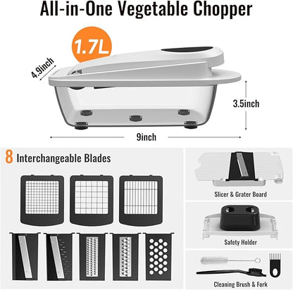 Multi-Blade Vegetable Chopper