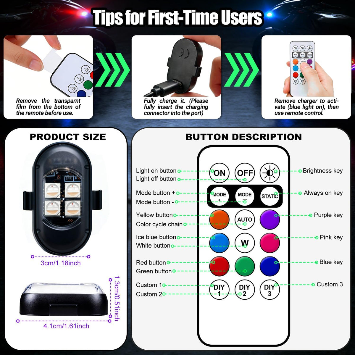 RGB Car Ambient Lights – Interior LED Kit
