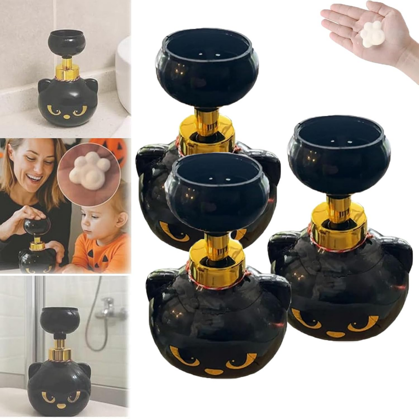 Cat Pawprint Soap Dispenser
