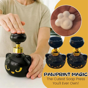 Cat Pawprint Soap Dispenser