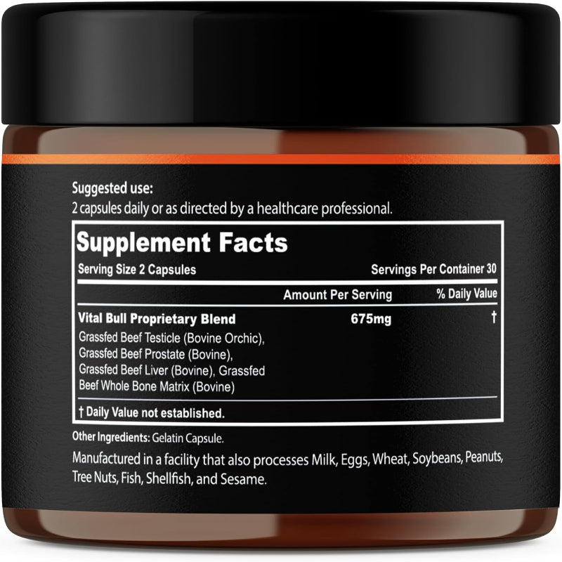 Men’s Grass-Fed Beef Organ Capsules