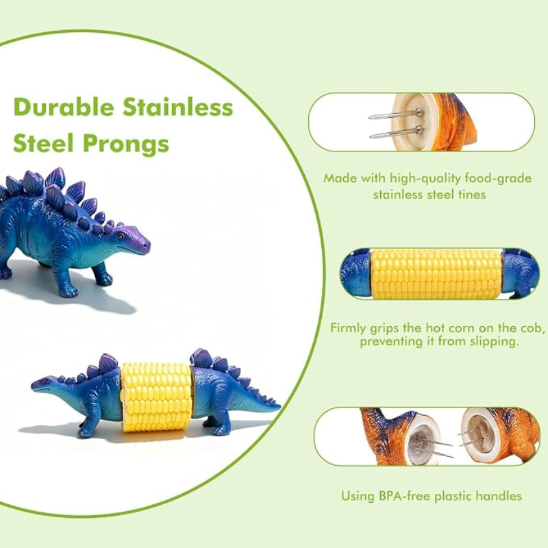 Dinosaur Corn Cob Holders