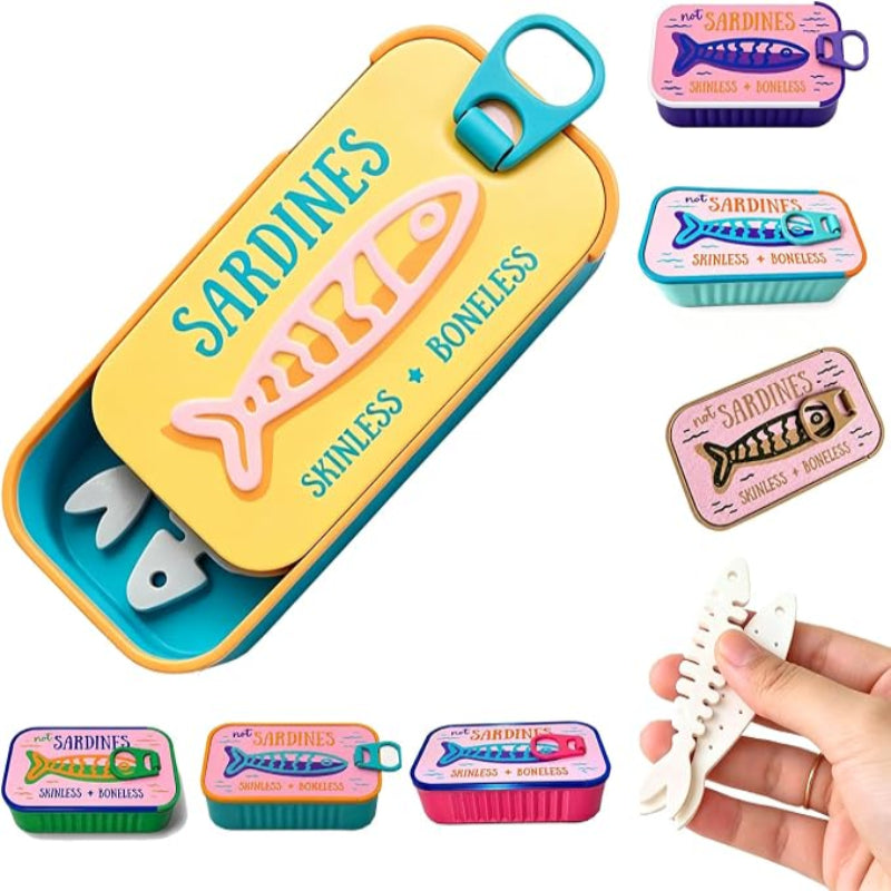 Sardine Tin  Jewelry Box