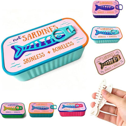 Sardine Tin  Jewelry Box
