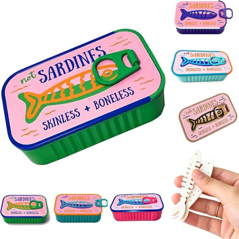 Sardine Tin  Jewelry Box