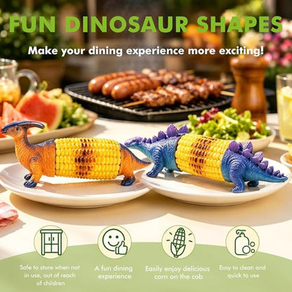 Dinosaur Corn Cob Holders
