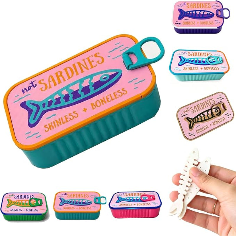 Sardine Tin  Jewelry Box
