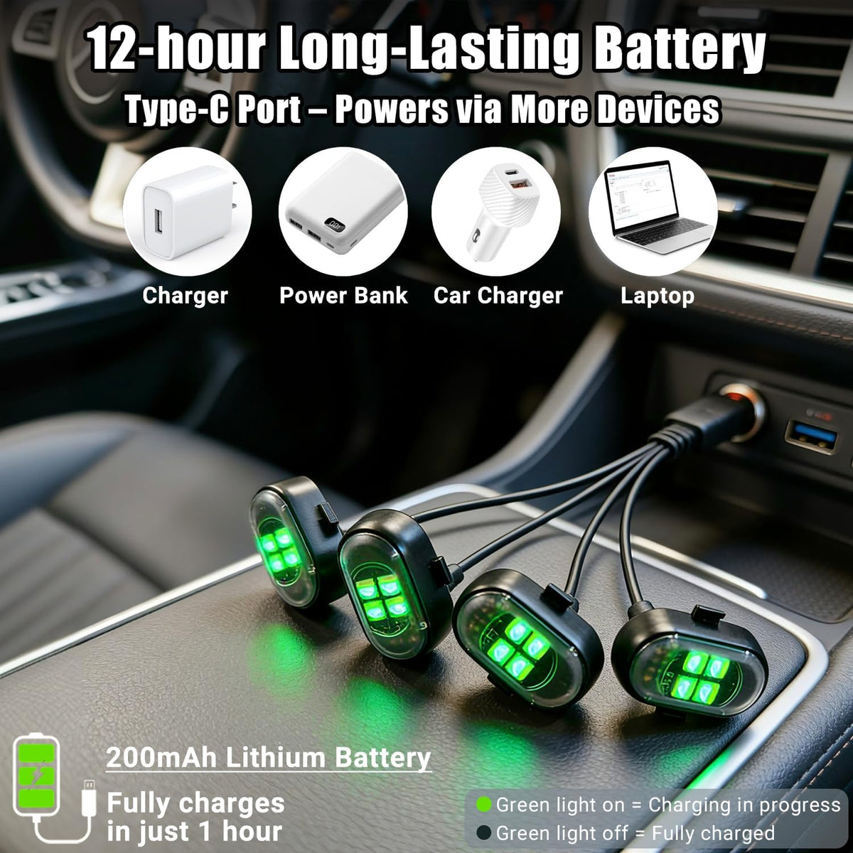 RGB Car Ambient Lights – Interior LED Kit