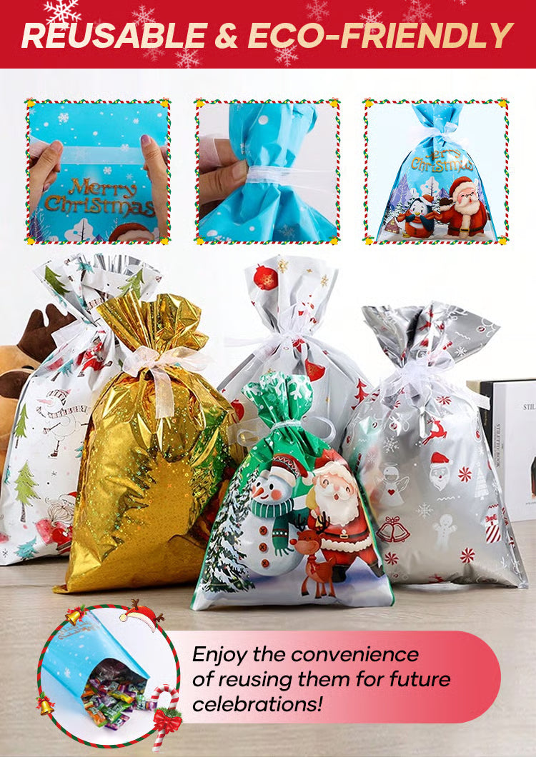 SANTA'S CANDY GIFT BAGS Set（51Pcs）