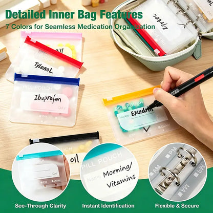 Waterproof Pill Organizer Pouches
