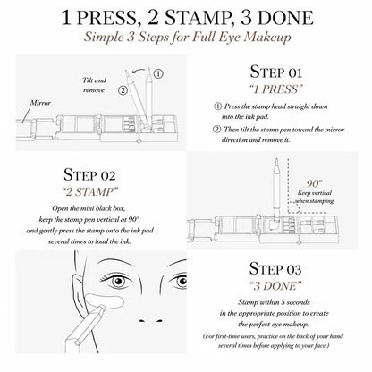 3-in-1 Eye Makeup Stamp Kit
