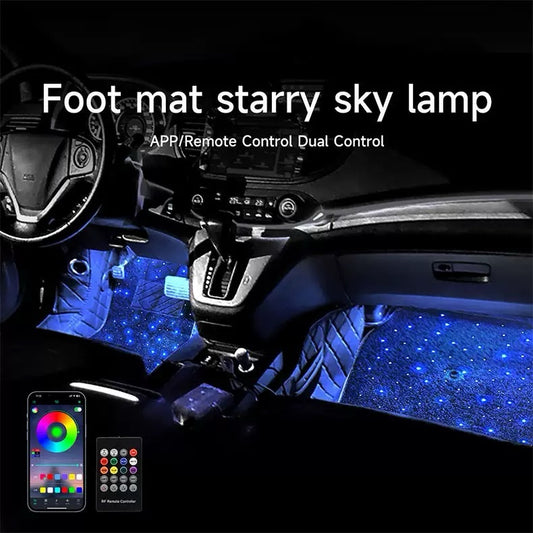 Starlight Fiber optic car Floor Mats