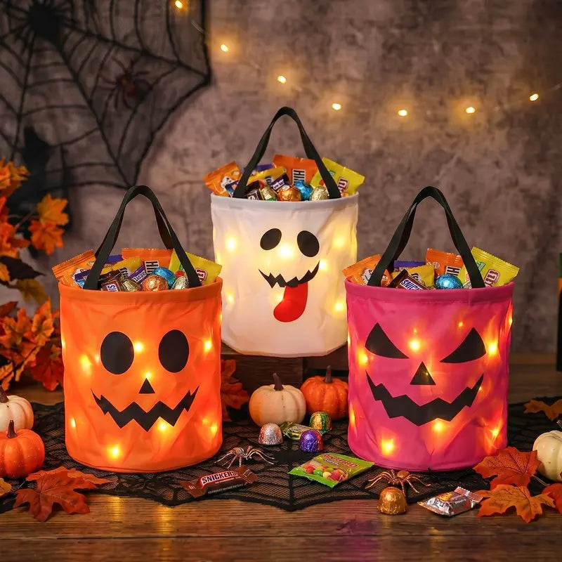 LED Halloween Glow Candy Bag