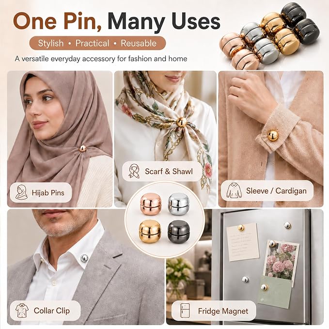 Magnetic Hijab Pins