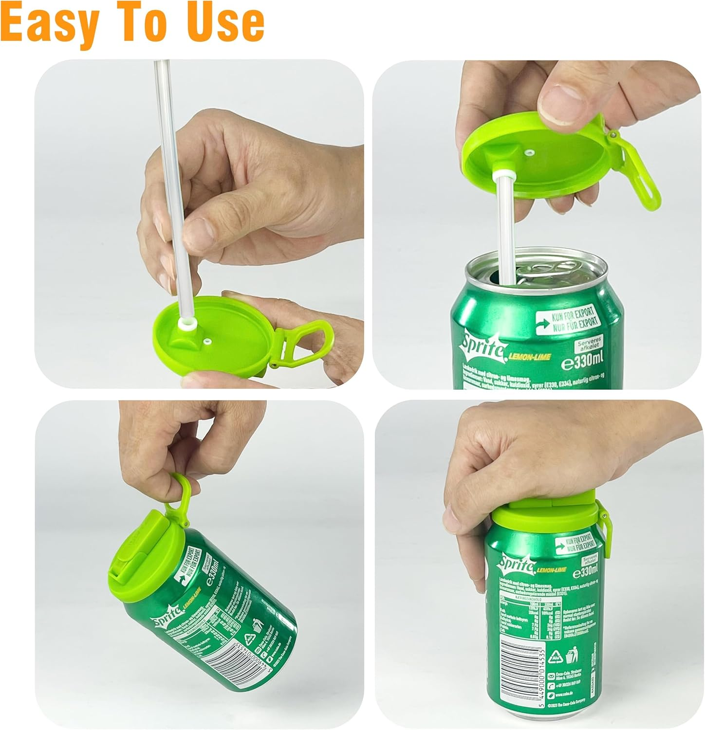 Soda Can Lids and Holders