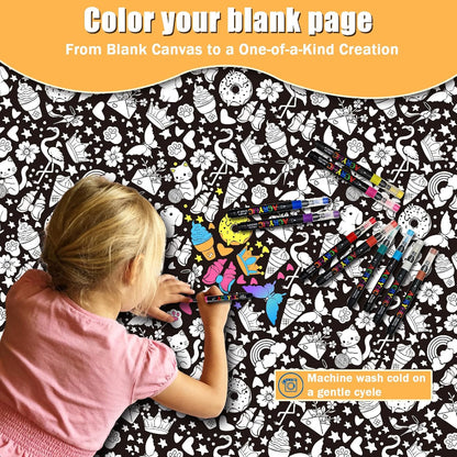 DIY Coloring Blanket