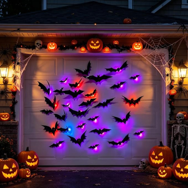 3D LED Bat Wall Decorations