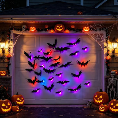 3D LED Bat Wall Decorations