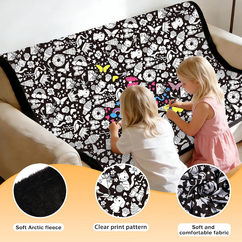 DIY Coloring Blanket