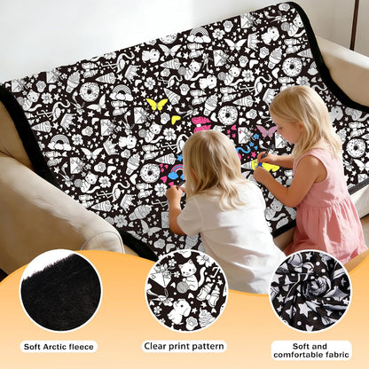 DIY Coloring Blanket