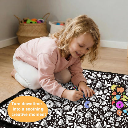 DIY Coloring Blanket