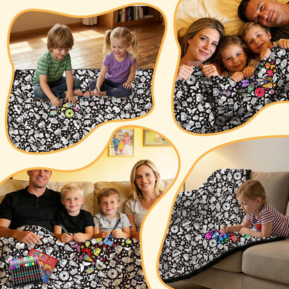 DIY Coloring Blanket