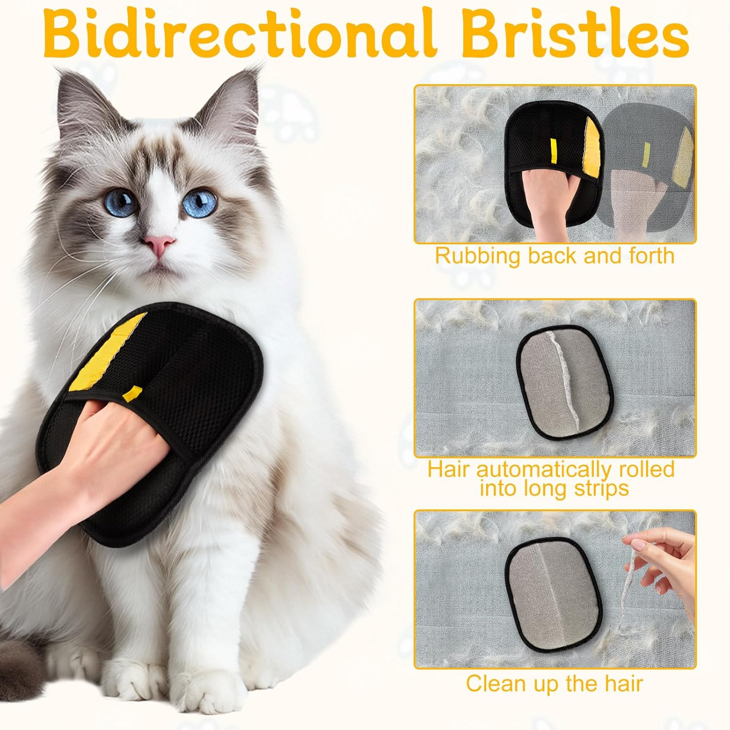 Pet Hair Remover Electrostatic gloves