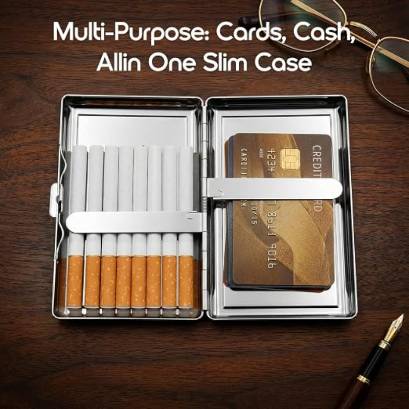 Vintage Aluminum Card Holder
