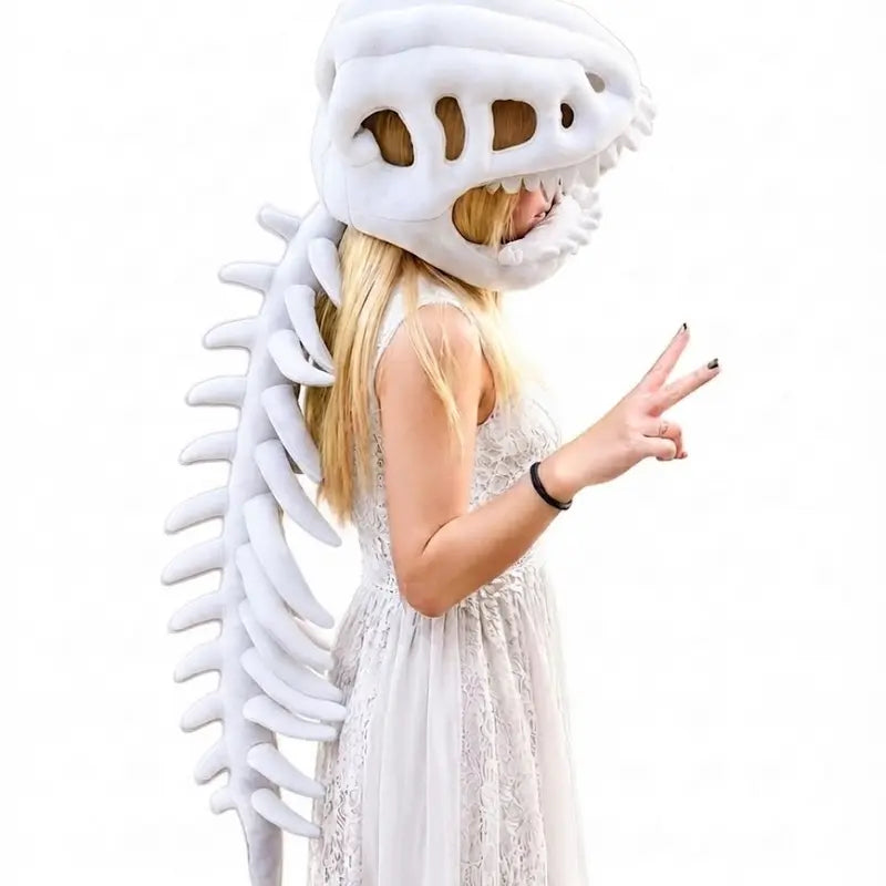 Dinosaur Skeleton Costume Hat
