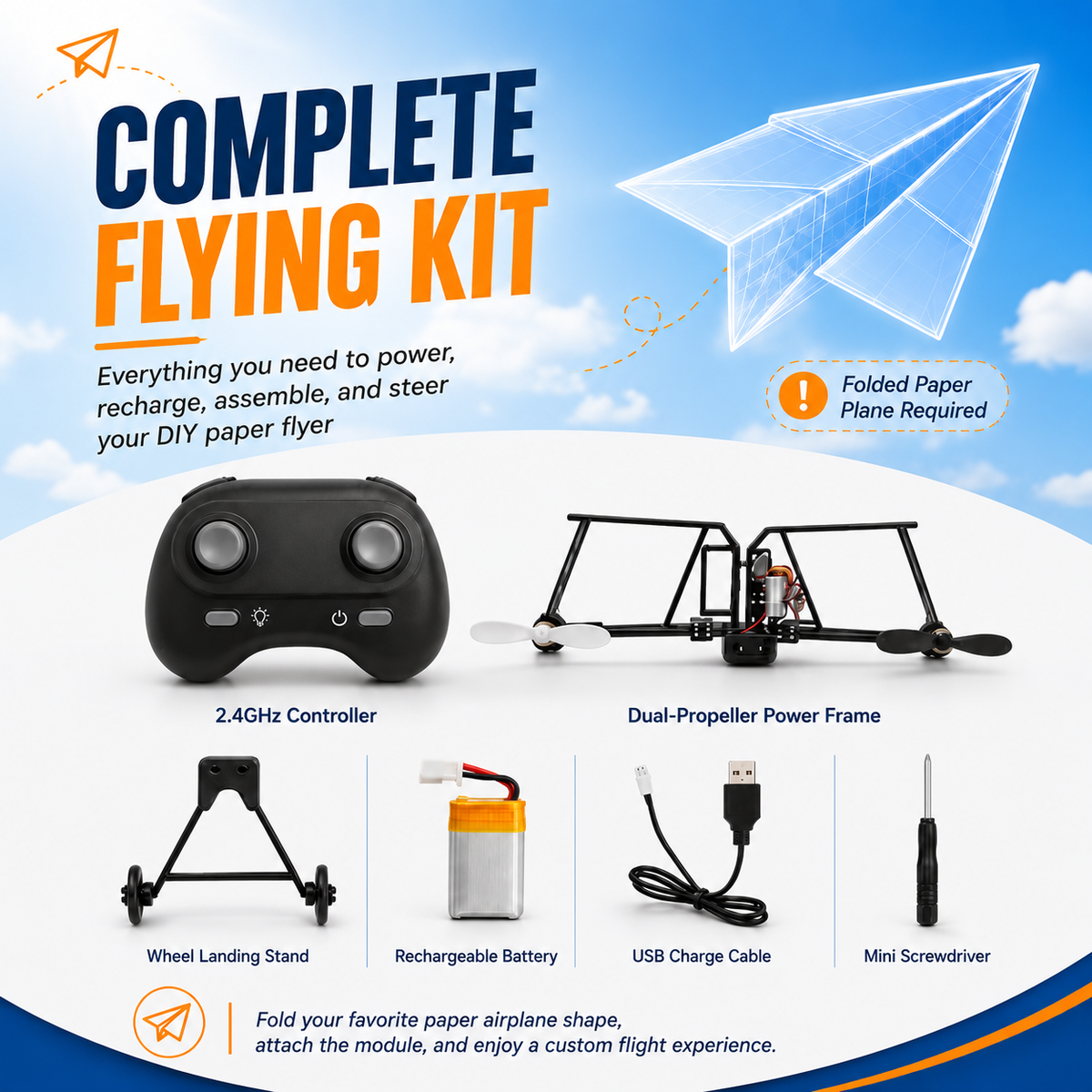 Remote Controlled Flying Glider – Stable RC Plane