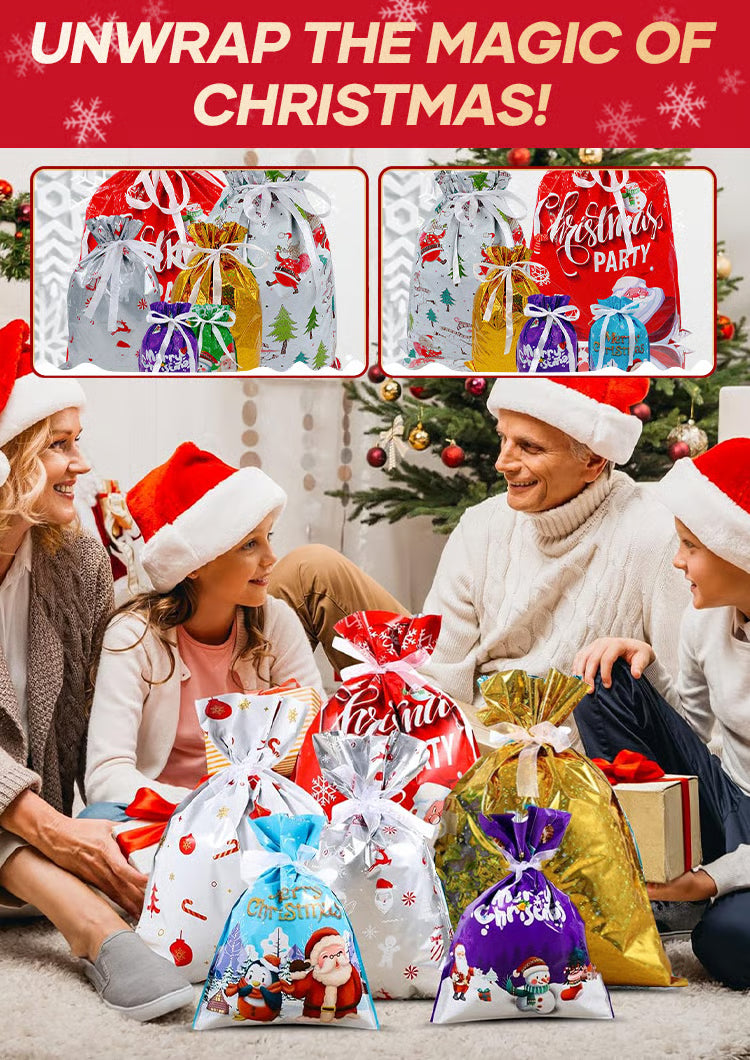 SANTA'S CANDY GIFT BAGS Set（51Pcs）