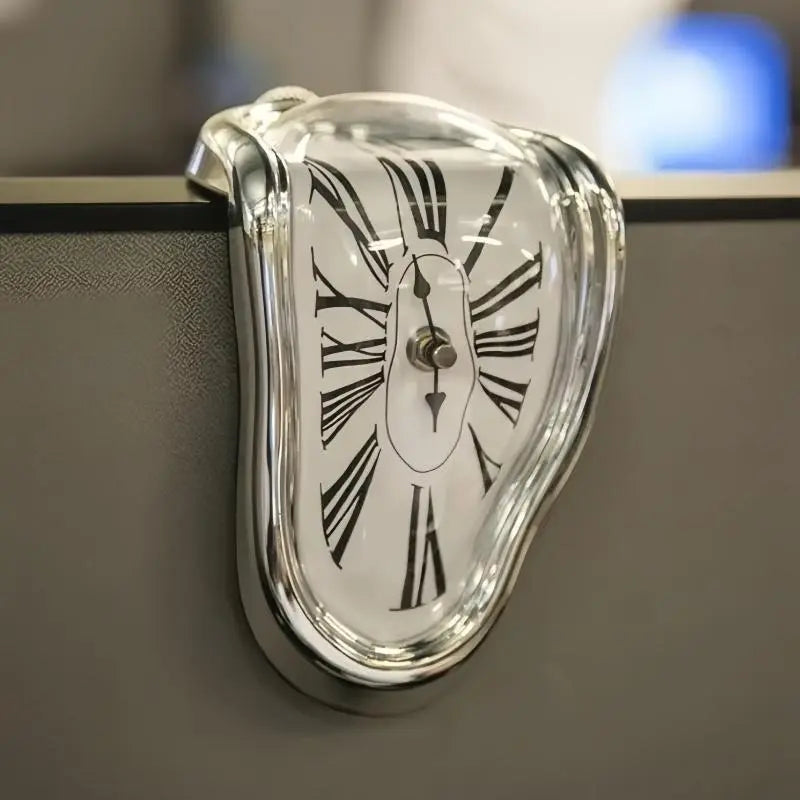 Melting Roman Numeral Wall Clock