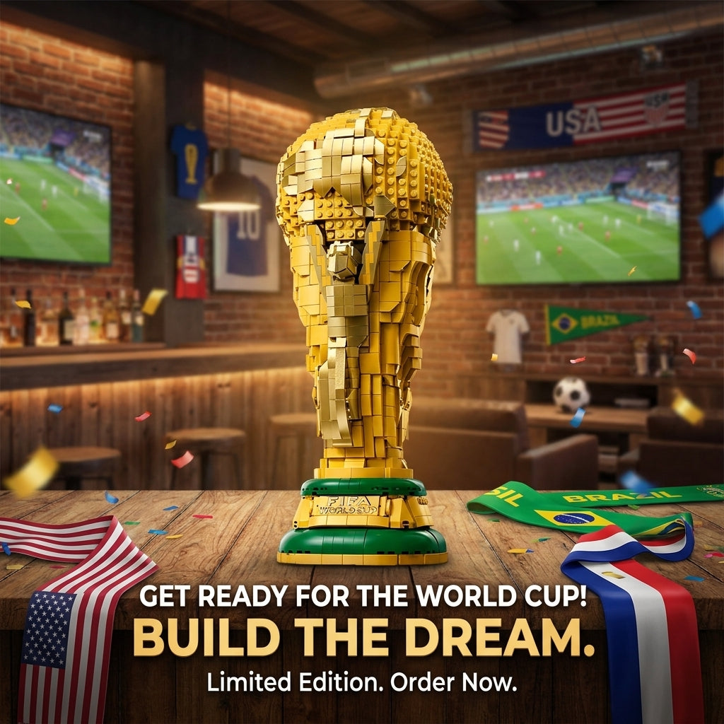 2026 World Cup Trophy Building Block Set
