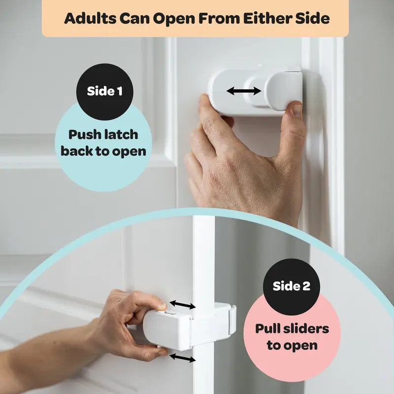 Snap-On Childproof Door Lock