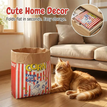 Large Kraft Paper Cat Hideout Bag