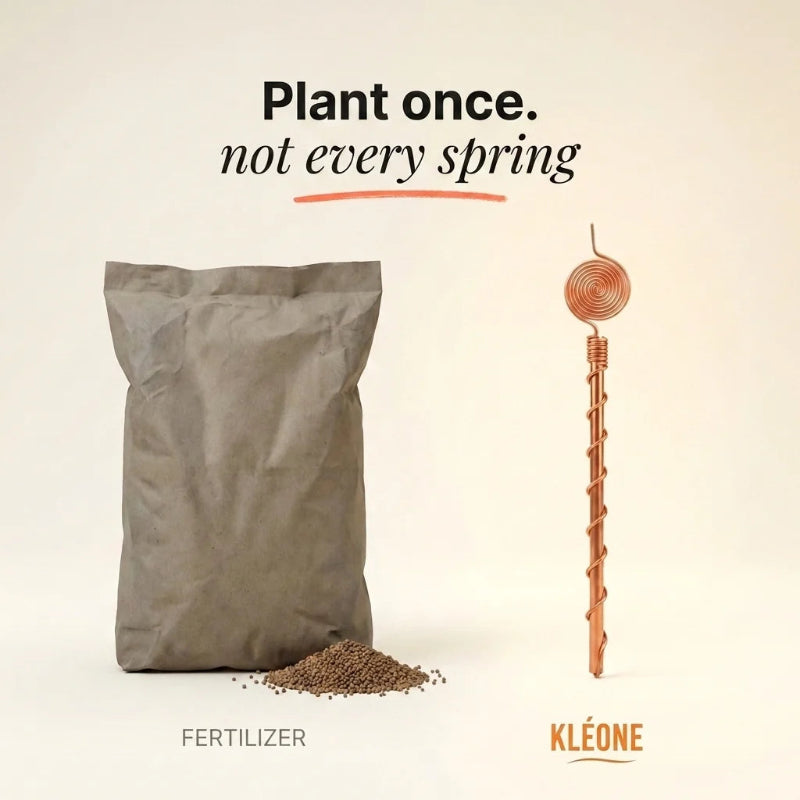 Pure Copper Garden Antenna – Natural Soil Gardening Tool