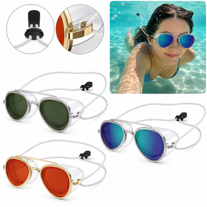 2-in-1 Swim Sunglasses Goggles