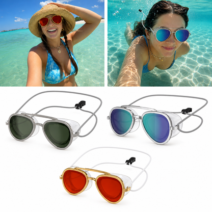 2-in-1 Swim Sunglasses Goggles