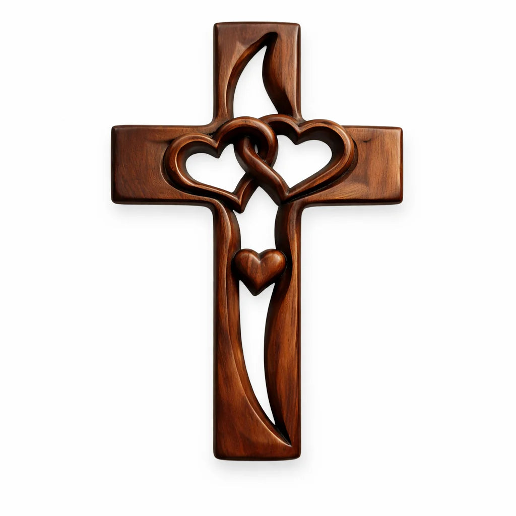 Heart Cross Decor