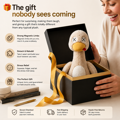 Magnetic Plush Duck Toy