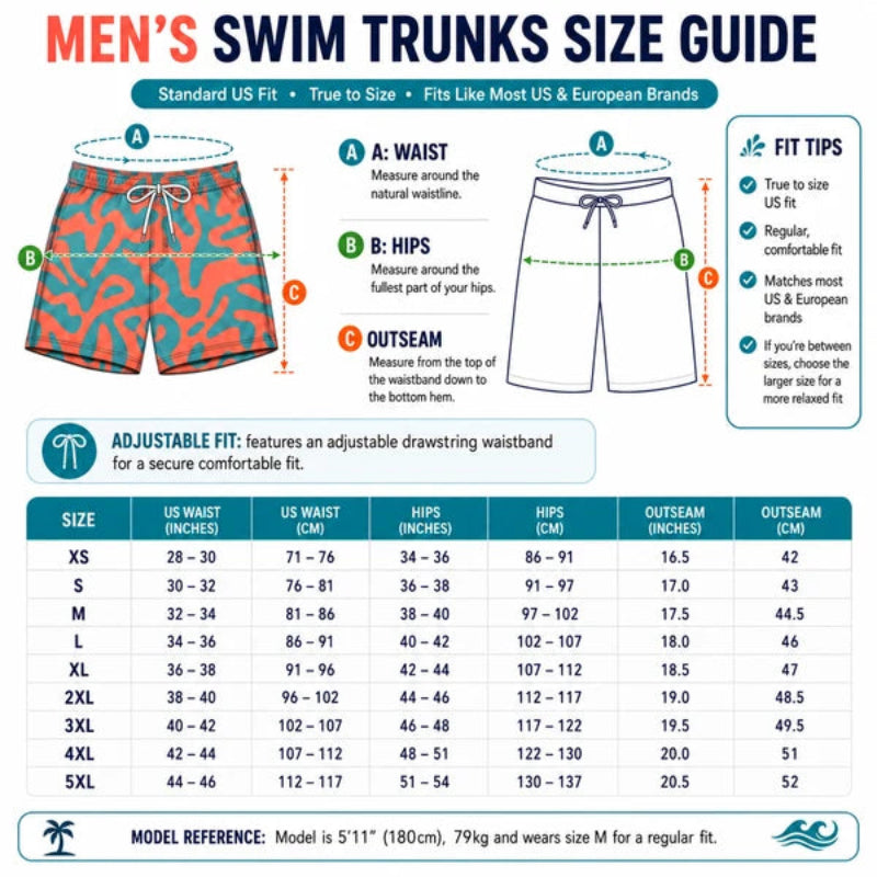 Prank Swim Trunks