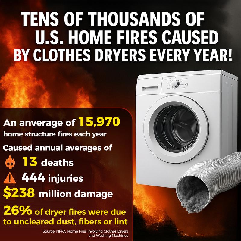Dryer Vent Cleaning Kit