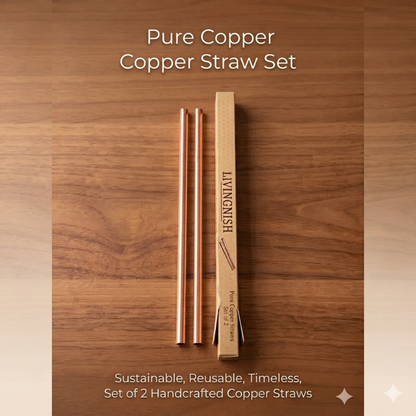 11" Pure Copper Straws